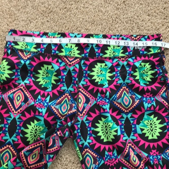 FILA size L pink multi running leggings - Picture 4 of 7